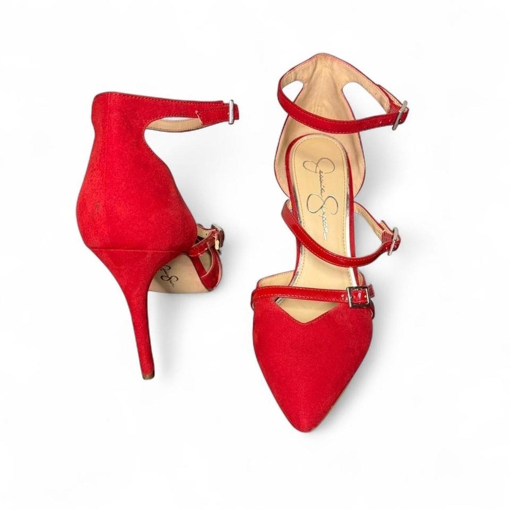Jessica Simpson JP-Princia Heels Color- Red  Size- 9M / 40